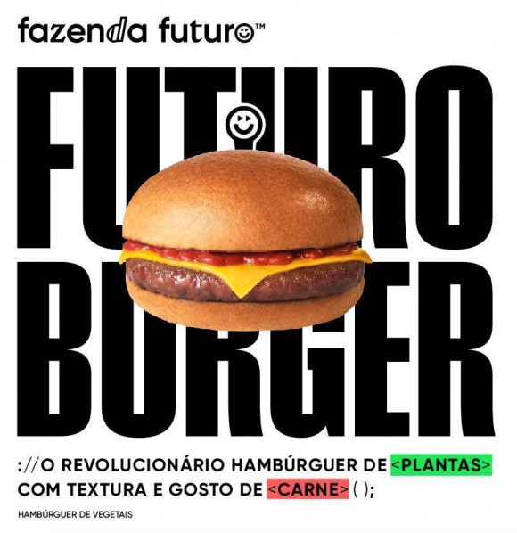 Futuro burger advertisement