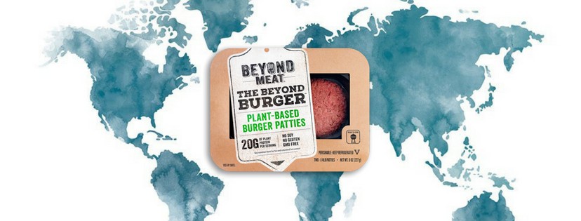 Beyond burger patties on top of world map