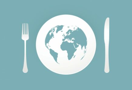 Planet on plate