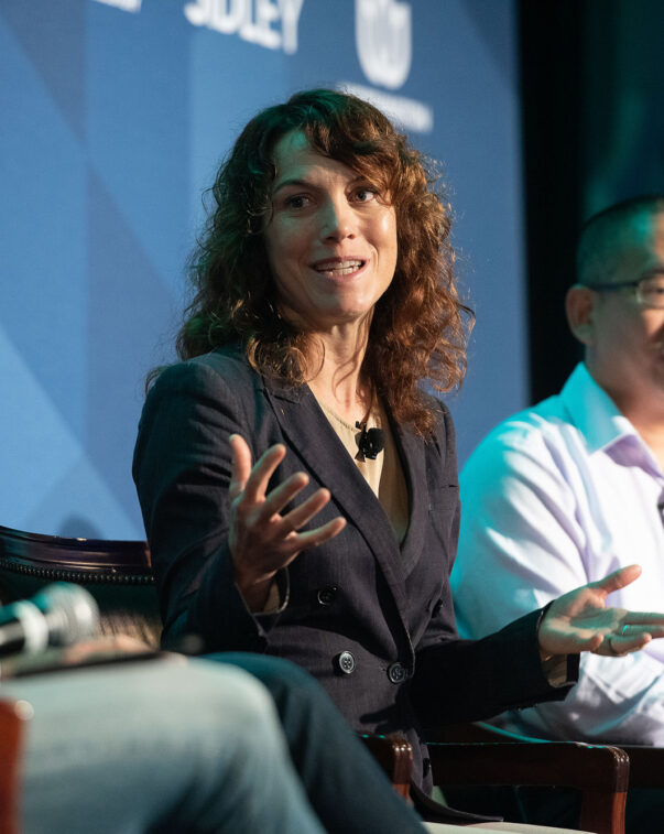 Developing marbled cultivated beef 3 Dr. amy rowat speaking at the good food conference