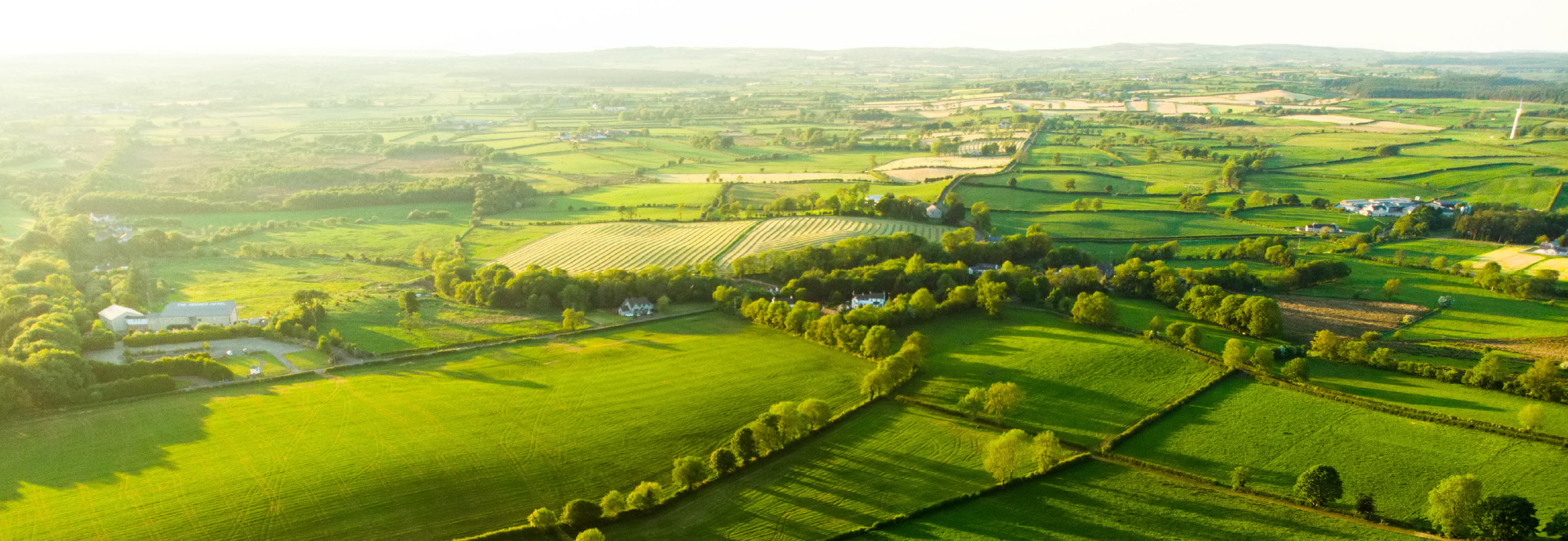 Home 17 Aerial view of fields and farm land