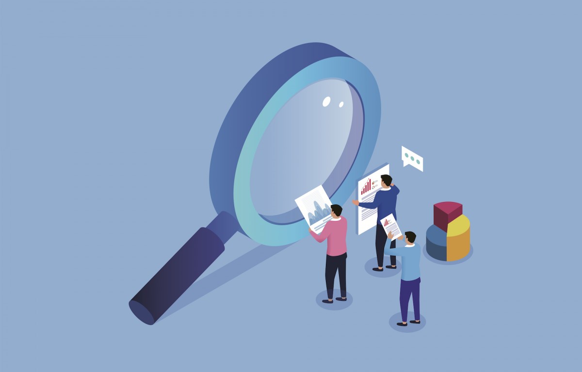 Top eight alternative protein trends to watch in 2021 1 People under magnifying glass