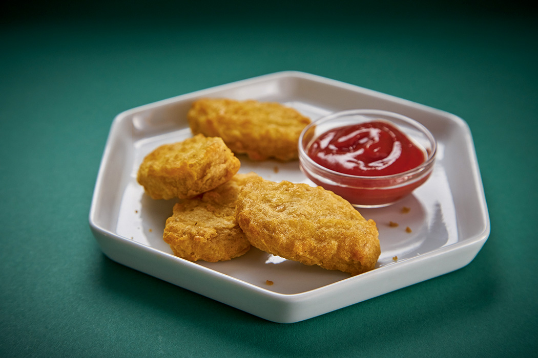 Good food institute welcomes tyson foods to the plant protein party 1 Chicken nuggets with ketchup