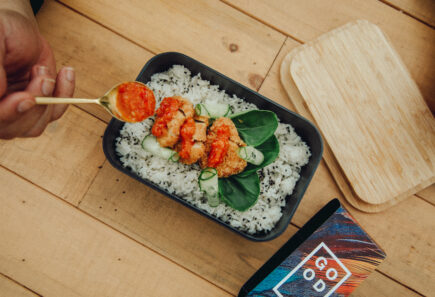 Eat just cultivated chicken foodpanda delivery launch plating v13