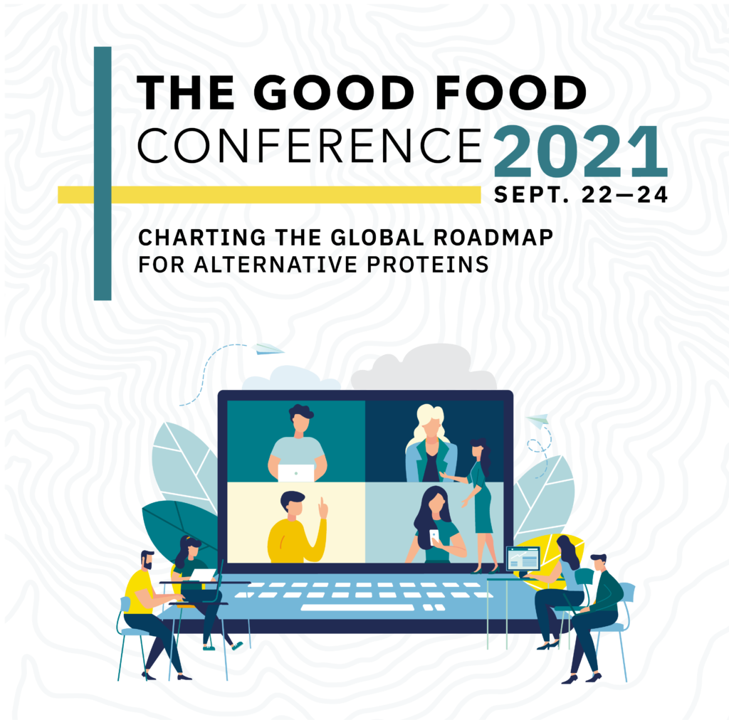 Student leaders are blazing the trail for a better food future 9 Good food conference logo and webinar illustration