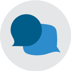 Thought bubbles graphic