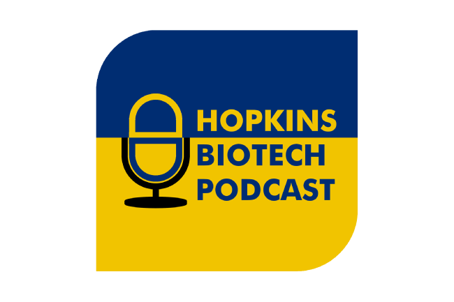 Hopkins biotech podcast logo
