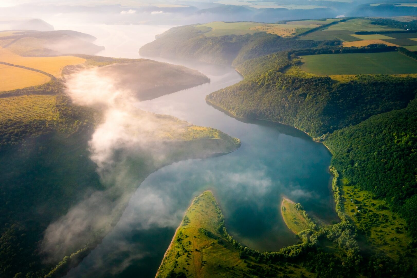 The top climate moments of this year and what they mean for alternative proteins 1 A photo of a scenic mountain and lake view