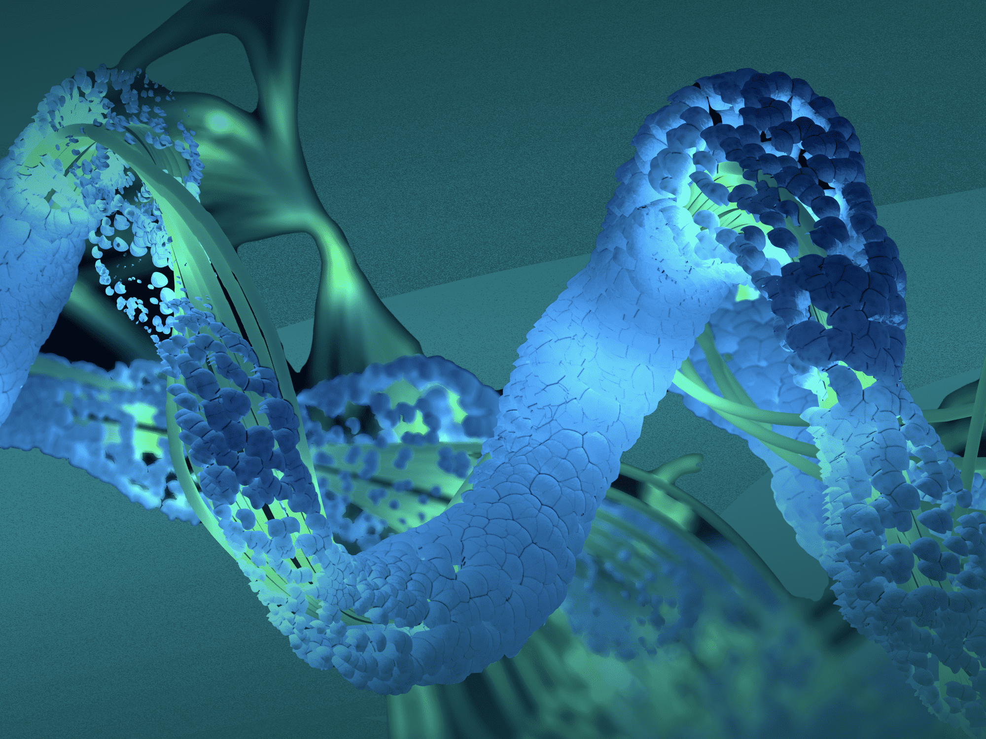 An illustrative rendition of a protein