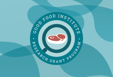 Research grants project badge on background